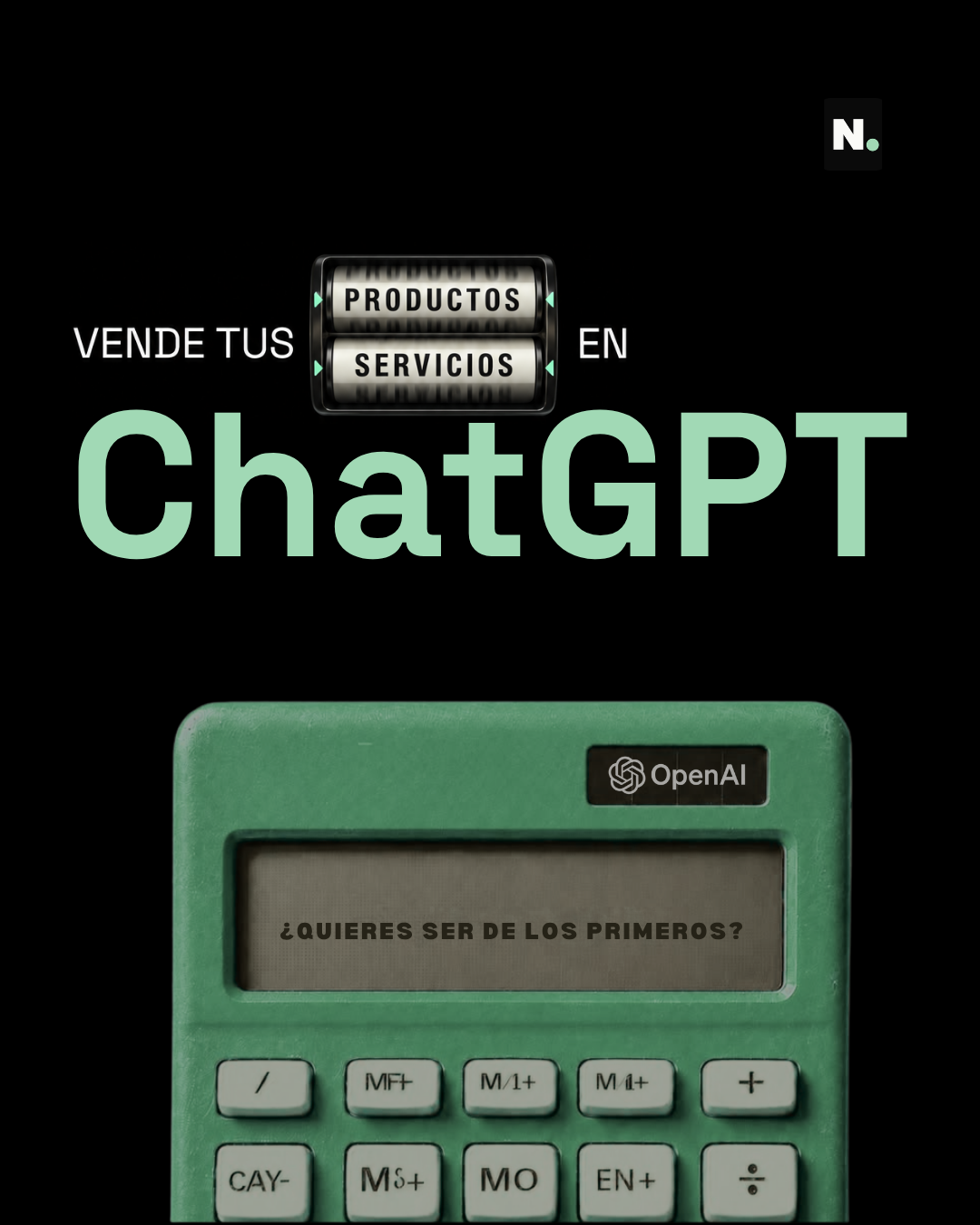 Diseño de NMS sobre vender productos y servicios a través de ChatGPT